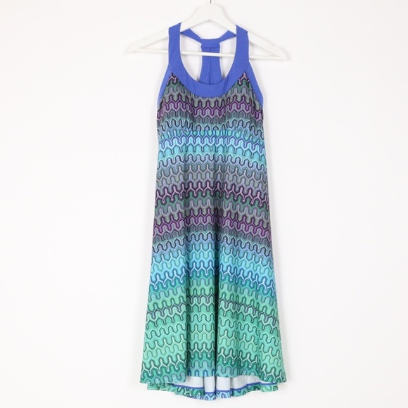 Prana Dresses & Skirts - Prana Blue and Green Mini Dress